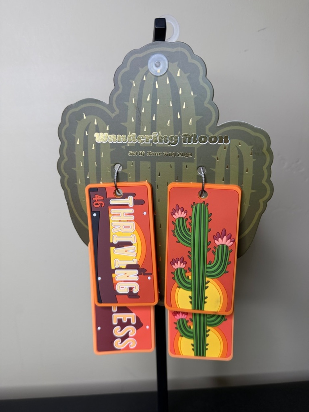 Wandering Moon | Cactus 🌵& 🏜️ License Plate Style “Fearless” & “Thriving” Tags
